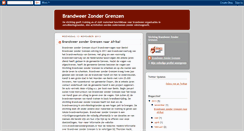 Desktop Screenshot of brandweerzondergrenzen.blogspot.com