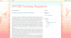 Desktop Screenshot of myobtrainingsg.blogspot.com