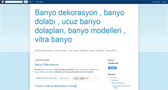 Desktop Screenshot of banyo-dekorasyon-ornekleri.blogspot.com