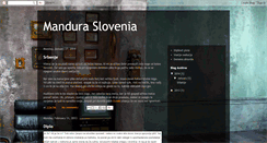 Desktop Screenshot of manduraslovenia.blogspot.com