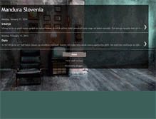 Tablet Screenshot of manduraslovenia.blogspot.com