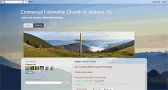 Desktop Screenshot of efellowshipjackson.blogspot.com