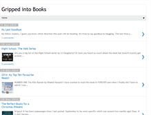 Tablet Screenshot of grippedintobooks.blogspot.com