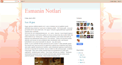 Desktop Screenshot of esmaninnotlari.blogspot.com