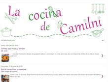 Tablet Screenshot of lacocinadecamilni.blogspot.com