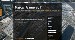 Desktop Screenshot of nascargame2011.blogspot.com