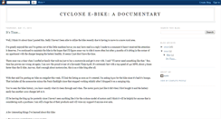 Desktop Screenshot of cyclone-ebikedocumentary.blogspot.com