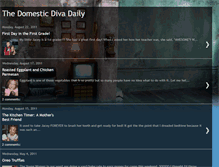 Tablet Screenshot of domesticdivadaily.blogspot.com