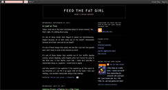 Desktop Screenshot of feedthefatgirl.blogspot.com