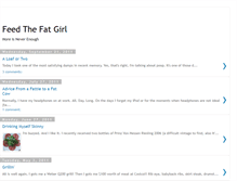 Tablet Screenshot of feedthefatgirl.blogspot.com