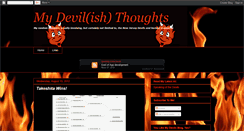Desktop Screenshot of mydevilishthoughts.blogspot.com
