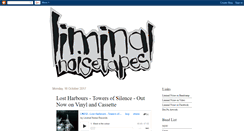 Desktop Screenshot of liminalnoise.blogspot.com