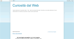 Desktop Screenshot of curiosita-web.blogspot.com