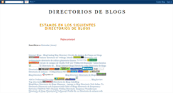 Desktop Screenshot of directoriosdeblogs.blogspot.com