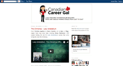 Desktop Screenshot of canadiancareergal.blogspot.com