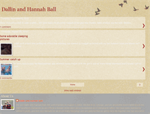 Tablet Screenshot of dallinandhannahball.blogspot.com