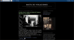 Desktop Screenshot of bastadeviolaciones.blogspot.com