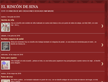 Tablet Screenshot of elrincondesina.blogspot.com