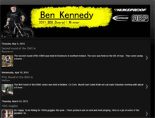 Tablet Screenshot of benkennedyracing.blogspot.com