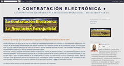 Desktop Screenshot of contratacionelectronica.blogspot.com