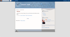 Desktop Screenshot of amazinreads.blogspot.com