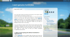 Desktop Screenshot of indian-homejobs.blogspot.com