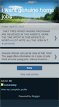 Mobile Screenshot of indian-homejobs.blogspot.com
