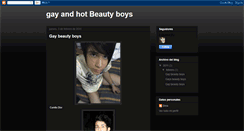 Desktop Screenshot of gaybeautyboys.blogspot.com