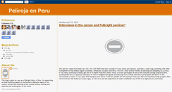 Desktop Screenshot of pelirojaenperu.blogspot.com