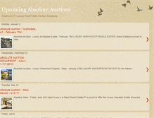 Tablet Screenshot of absoluteauctions.blogspot.com