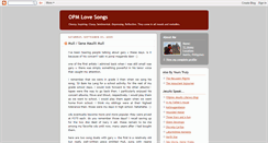 Desktop Screenshot of opmlovesongs.blogspot.com