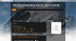 Desktop Screenshot of enlamemoriadeelsalvador-westenberg.blogspot.com