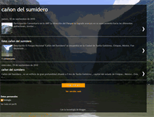 Tablet Screenshot of canondelsumiderobiologia.blogspot.com
