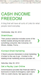 Mobile Screenshot of cashincomefreedom.blogspot.com