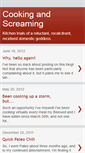 Mobile Screenshot of cookingscreaming.blogspot.com