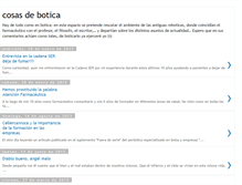 Tablet Screenshot of cosasdebotica.blogspot.com