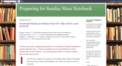 Desktop Screenshot of preparingforsundaymassnotebook.blogspot.com