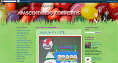 Desktop Screenshot of apascentandocordeiros.blogspot.com