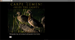 Desktop Screenshot of carpe-lumen.blogspot.com