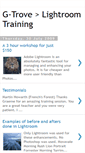 Mobile Screenshot of lightroomtraining.blogspot.com