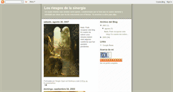 Desktop Screenshot of losriesgosdelasinergia.blogspot.com