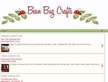 Tablet Screenshot of beanbugcrafts.blogspot.com