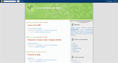 Desktop Screenshot of cursobbdd.blogspot.com