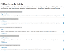 Tablet Screenshot of elrincondemelylokita.blogspot.com