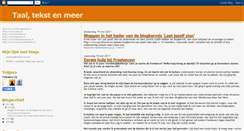 Desktop Screenshot of meerdantekst.blogspot.com