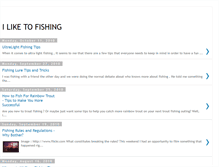 Tablet Screenshot of ilike2fishing.blogspot.com