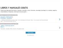 Tablet Screenshot of librosymanualesgratis.blogspot.com