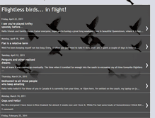 Tablet Screenshot of flightlessbirdsinflight.blogspot.com