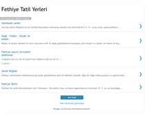 Tablet Screenshot of fethiye-tatil-yerleri.blogspot.com