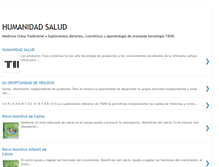 Tablet Screenshot of humanidadsalud.blogspot.com